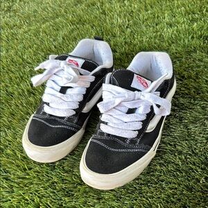Vans Knu Skool Black and White Sneakers